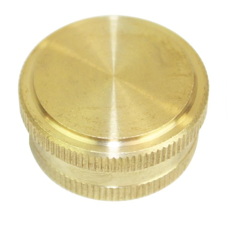 3/4 Inch Garden Hose Cap - Die Cast Brass